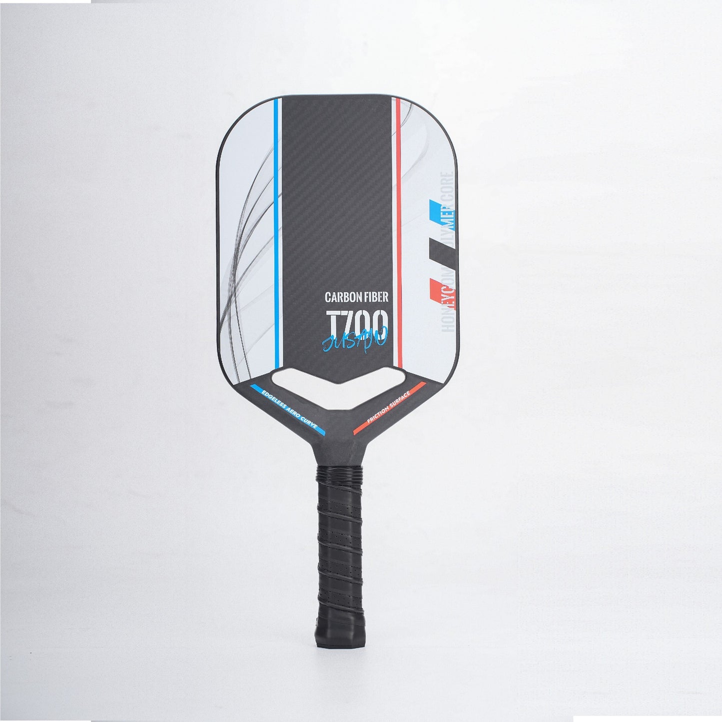 Jusain Peak Factory Custom Pickleball Racket In Stock Wholesale High-end Competition-grade Carbon Fiber Pickleball Racket