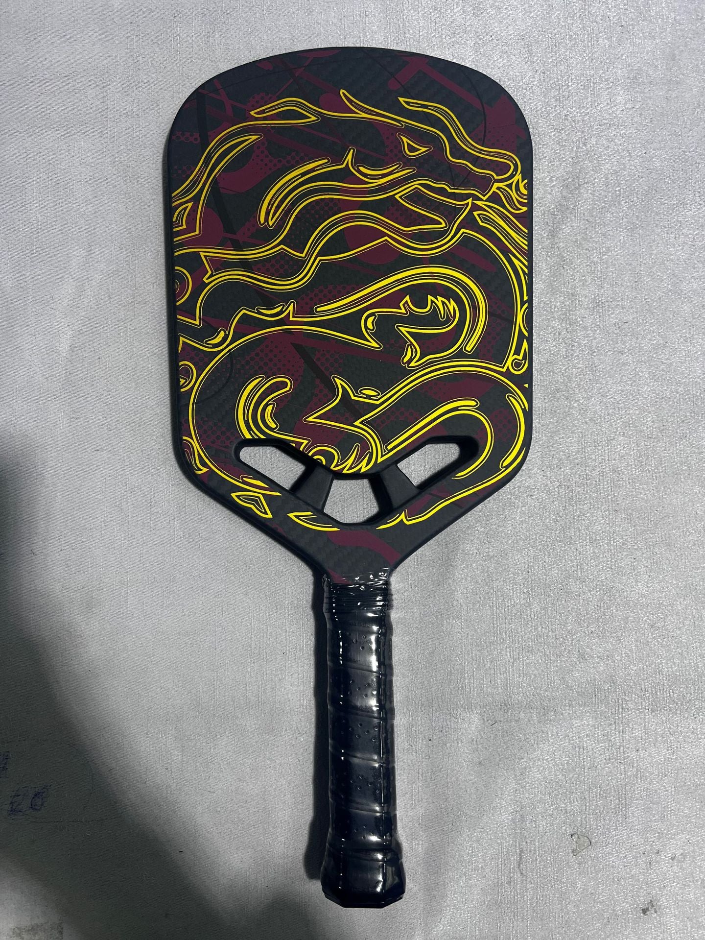 Jusain Cross-border pickleball racket carbon fiber integrated heat-pressed factory custom Pickleball Paddle