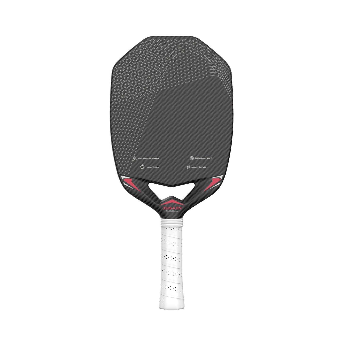 Jusain Cross-border pickleball racket carbon fiber integrated heat-pressed factory custom Pickleball Paddle
